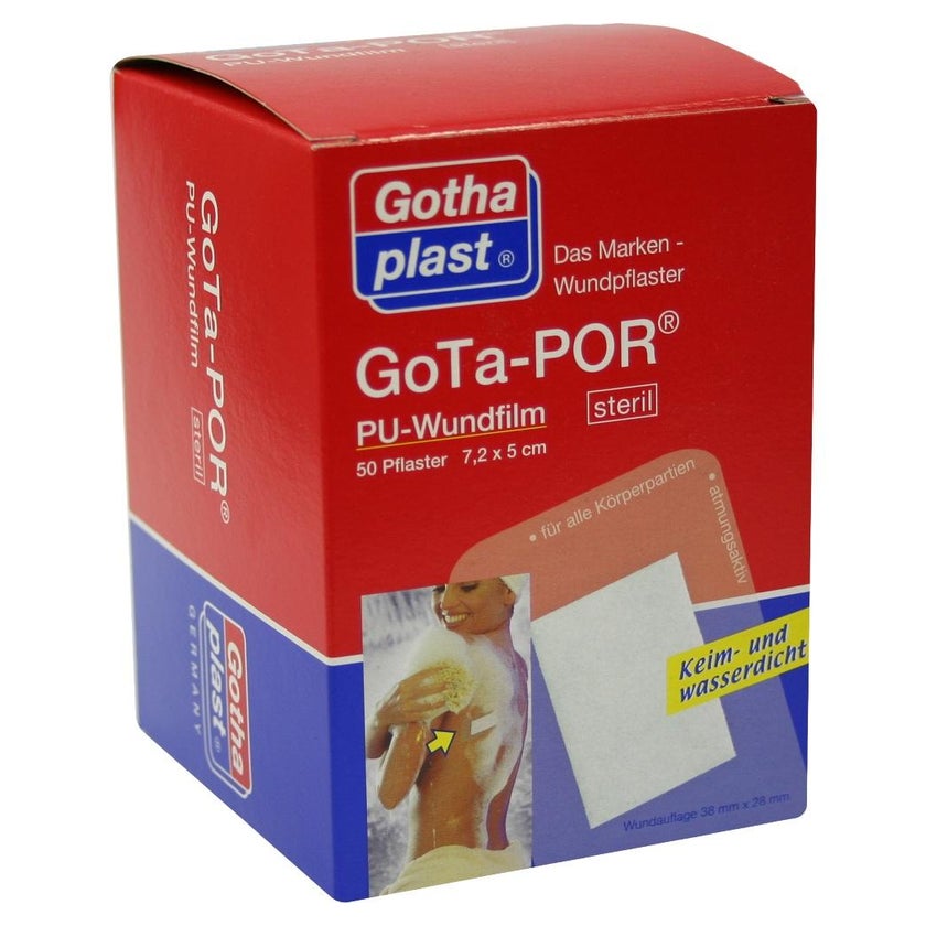 GOTA POR PU-Wundfilm 5cmx7,2cm steril 50 St