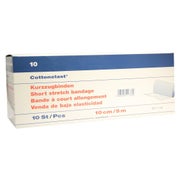 Holthaus Medical Cottonelast Kurzzug-Binde 5 m, Baumwolle - 1 Packung = 10 Stück lose in der Schachtel, Maße: 10 cm x 5 m 10 St