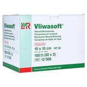 Vliwasoft Vlieskompressen Steril 10x10 c 50X2 St
