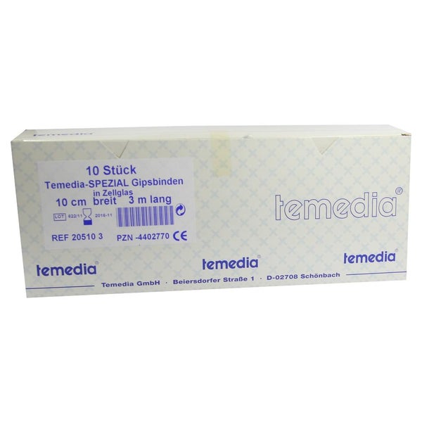Gipsbinde Temedia Spezial 10 cmx3 m 10 St