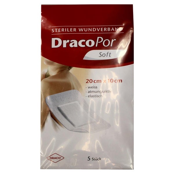 Dracopor Wundverband 10x20 cm steril 5 St