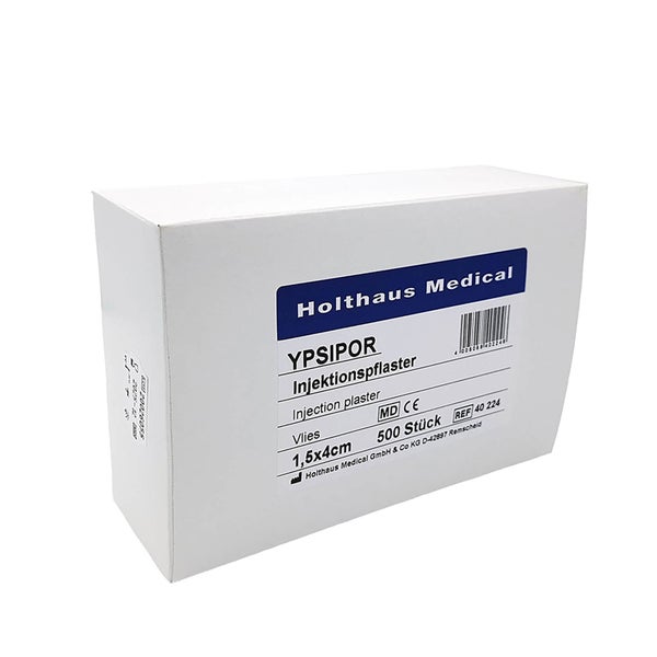 Holthaus Medical YPSIPOR Injektionspflaster 1,5 x 4 cm - 500 Stück 500 St
