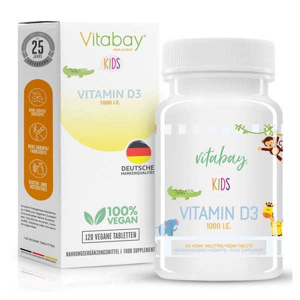 Vitabay Kids Vitamin D3 1000 IE 120 St