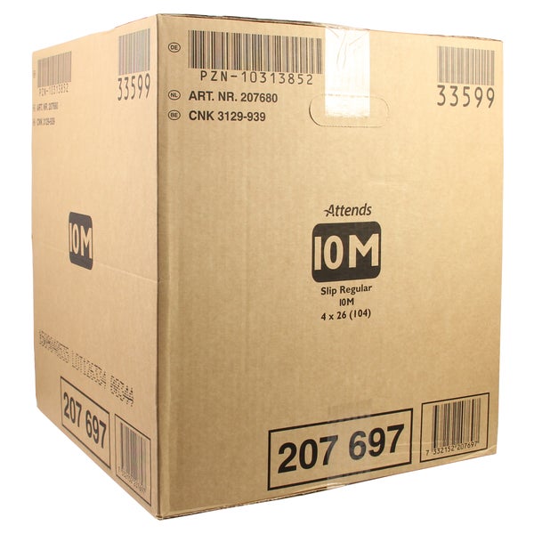 Attends Slip Regular 10 All-in-One Inkontinenzprodukt Medium, 26 Stück 4X26 St
