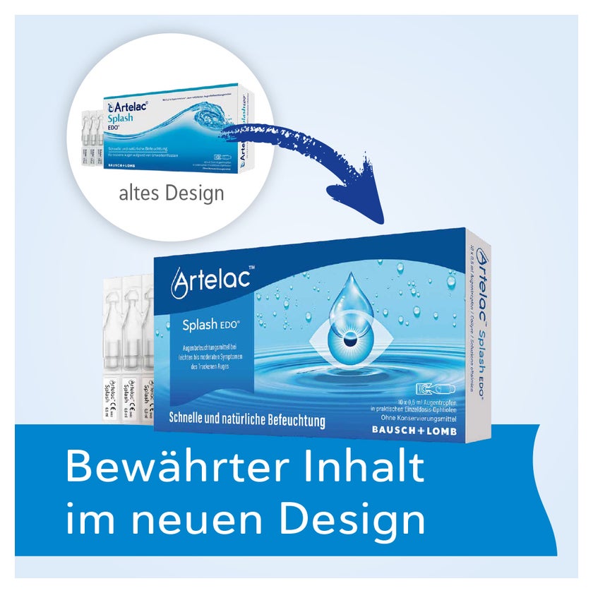 Artelac Splash EDO Augentropfen 10X0,5 ml