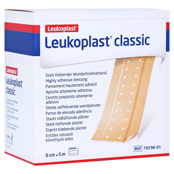 BSN Leukoplast Classic Elastic Wundschnellverband Pflaster - 6 cm x 5 m 1 St