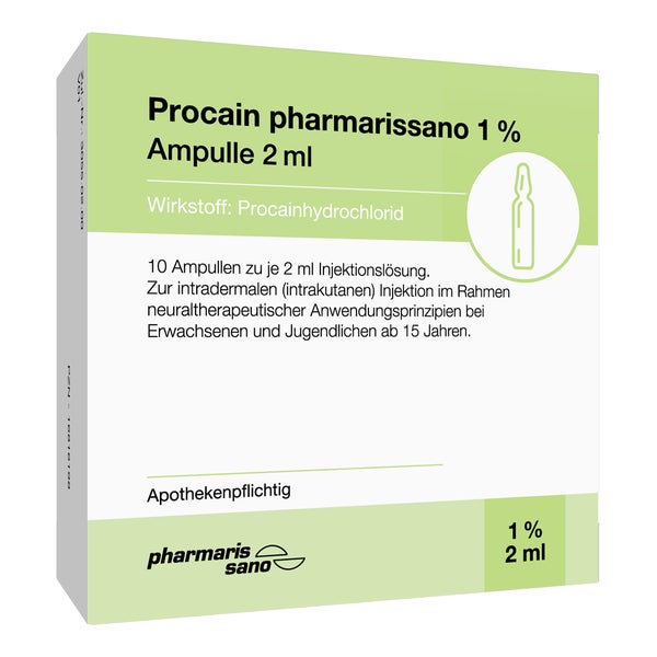 Procain Pharmarissano Ampulle 1% 2ml 10X2 ml