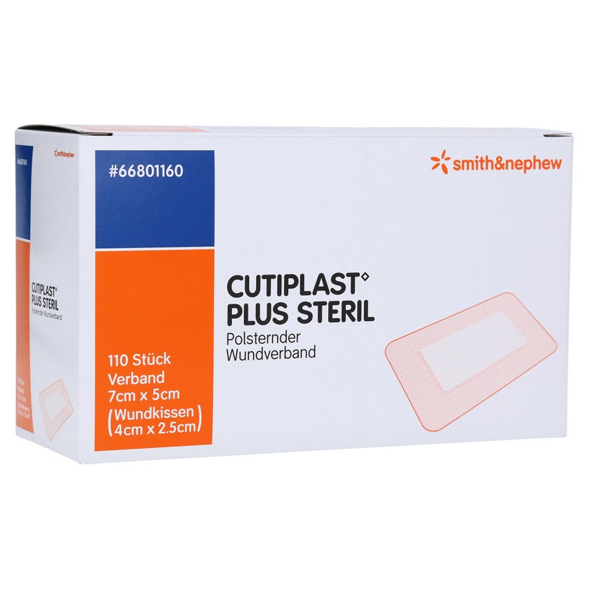 Cutiplast Plus Steril 5x7 cm Verband 110 St