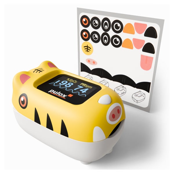 Pulox PO-230 - Finger-Pulsoximeter für Kinder - Gelb 1 St