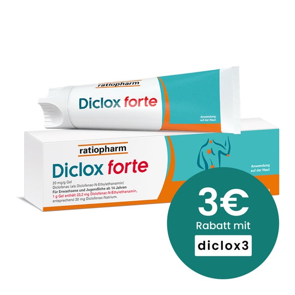 Diclox forte Schmerzgel 2% mit Diclofenac 150 g
