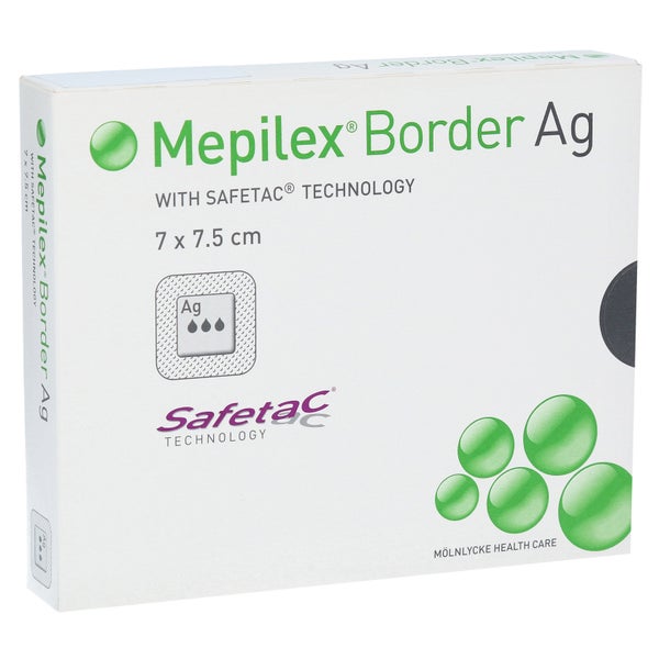 Mepilex Border Ag Schaumverb.7x7,5 cm st 5 St
