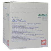 MaiMed® Vlieskompressen steril 6-fach 50 Stück - 7,5 x 7,5 cm 25X2 St