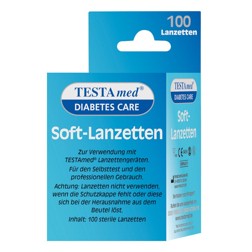 Testamed Soft-lanzetten 100 St