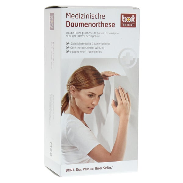 BORT Soft Daumenschiene kurz M haut 1 St