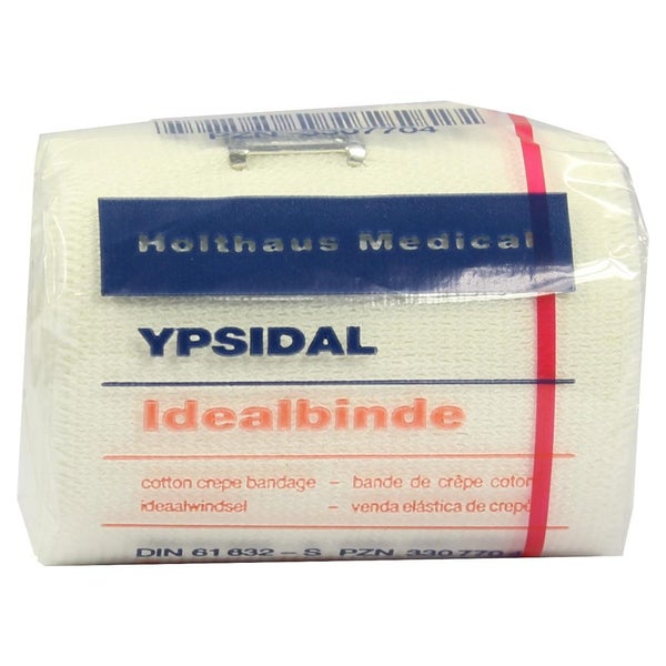 Holthaus Medical YPSIDAL Idealbinde 5 m textilelastisch, DIN 61632 - 1 Packung = 1 Stück in Folie und Schachtel, Maße: 6 cm x 5 m 1 St