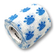 LisaCare selbstklebender Verband - Tatze Blau - 5cm x 4,5cm 1 St