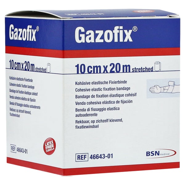 Gazofix Fixierbinde Kohäsiv 10 cmx20 m 1 St