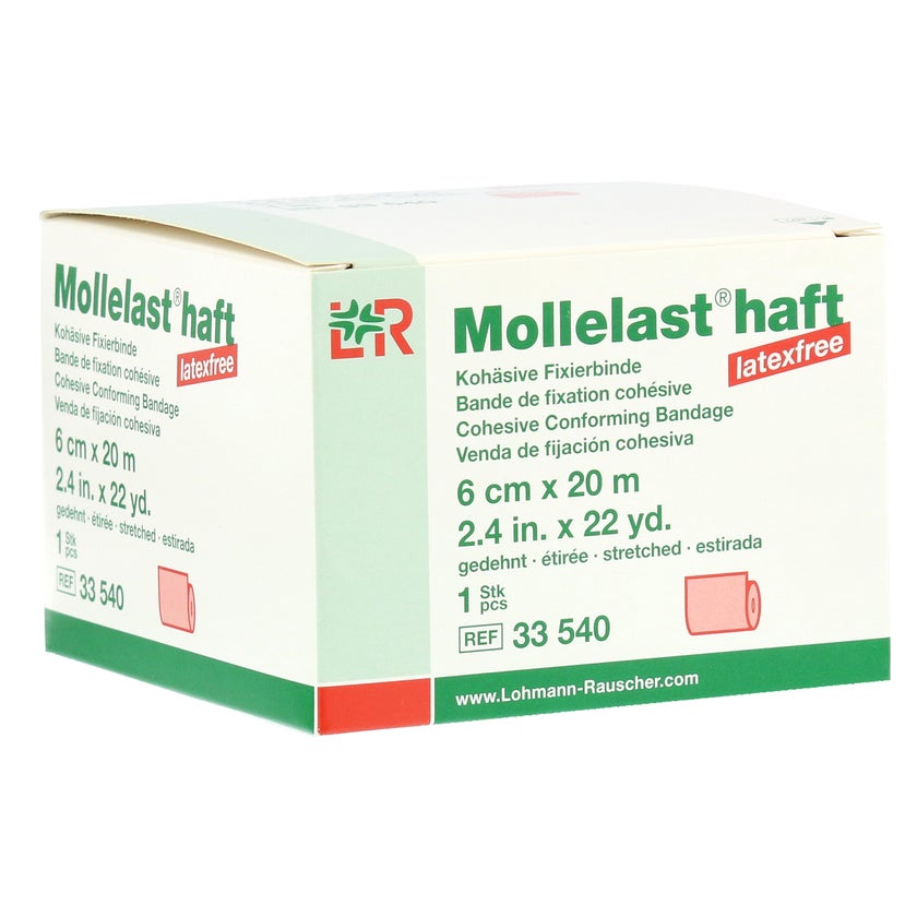 Mollelast haft Binden latexfrei 6 cmx20 1 St