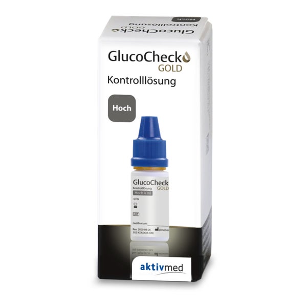 GlucoCheck GOLD Kontrolll�sung 4 ml