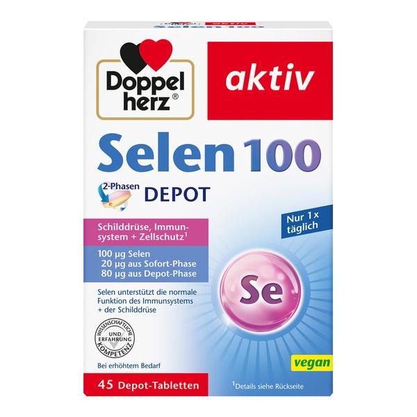 Doppelherz Selen 100 2-Phasen Depot Tabletten 45 St