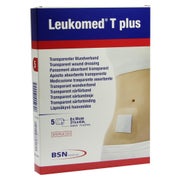 Produktabbildung: BSN Leukomed T plus Transparenter Wundverband 5 Stück - 10 x 8 cm 5 St