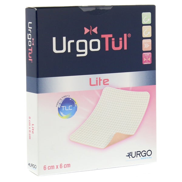 Urgotül Lite 6x6 cm Verband 5 St