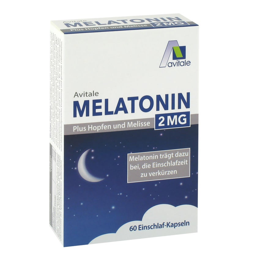 Melatonin 2 Mg Plus Hopfen Und Melisse Kapseln 60 St