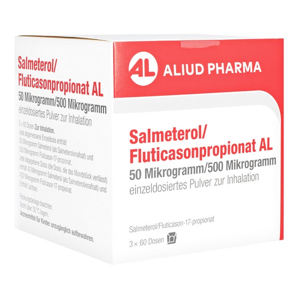 SALMETEROL/Fluticasonpropionat AL 50µg/500µg 3x60 3X60 St