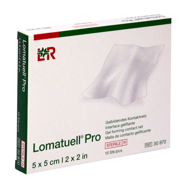 Lomatuell Pro 5x5 cm steril 10 St