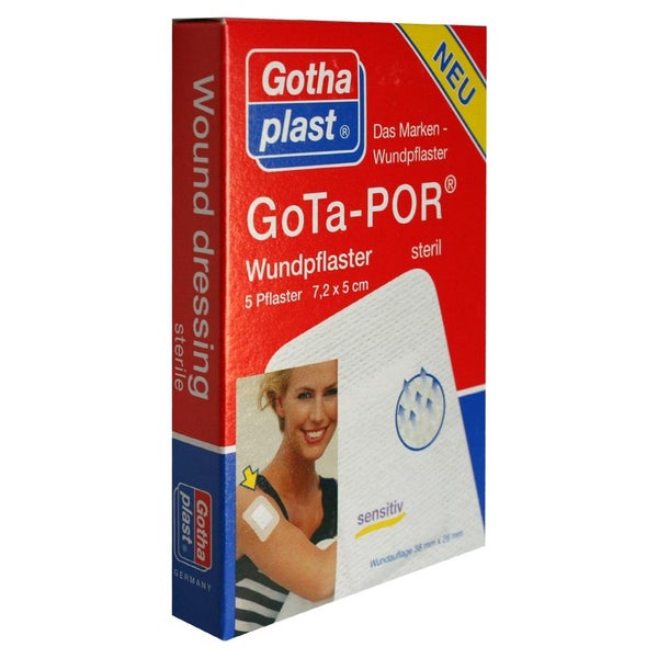 Gota-por Wundpflaster 5x7,2 cm steril 1 St
