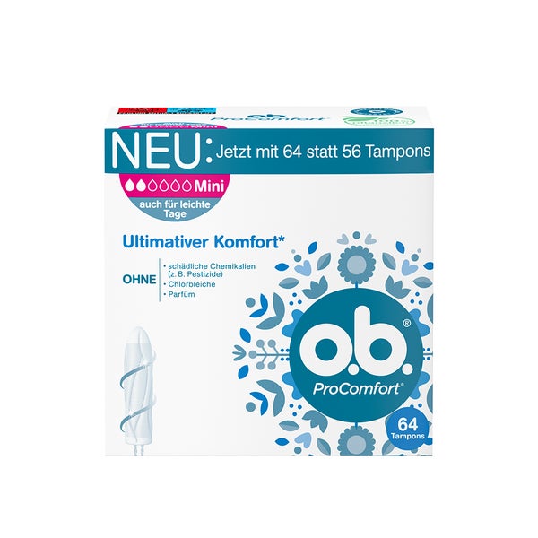 O.b. Procomfort Mini Tampons 64 St