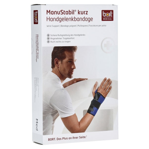 BORT Manustabil kurz rechts M schwarz 1 St