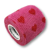 LisaCare selbstklebender Verband - Herzen Rosa - 5cm x 4,5cm 1 St