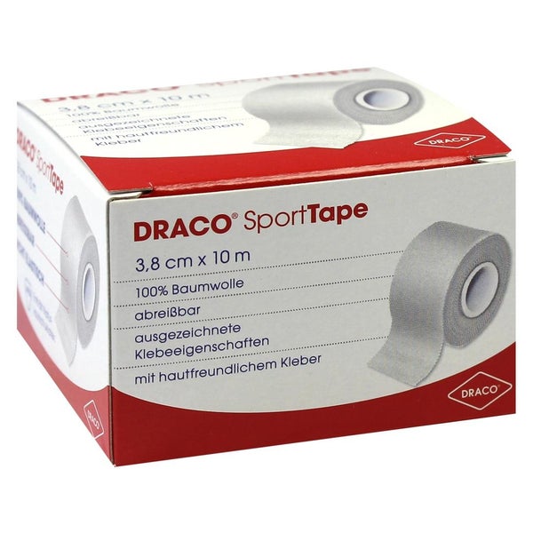 Dracotapeverband 10mx3,8cm weiß 1 St