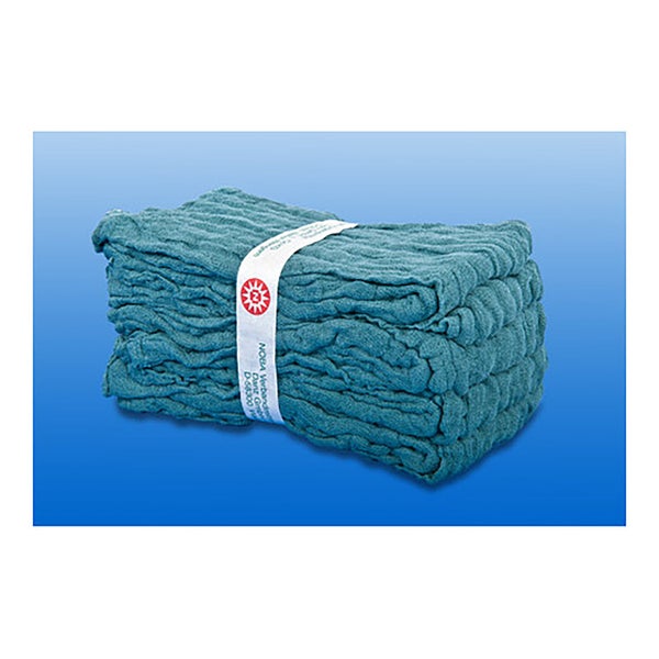 NOBA Bauchtuch grün vorgewaschen 20 Stück - 10 cm x 90 cm / 4-lagig mit Schlaufe 20 St