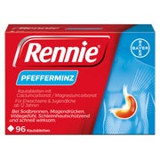 Produktabbildung: Rennie Pfefferminz 96 St
