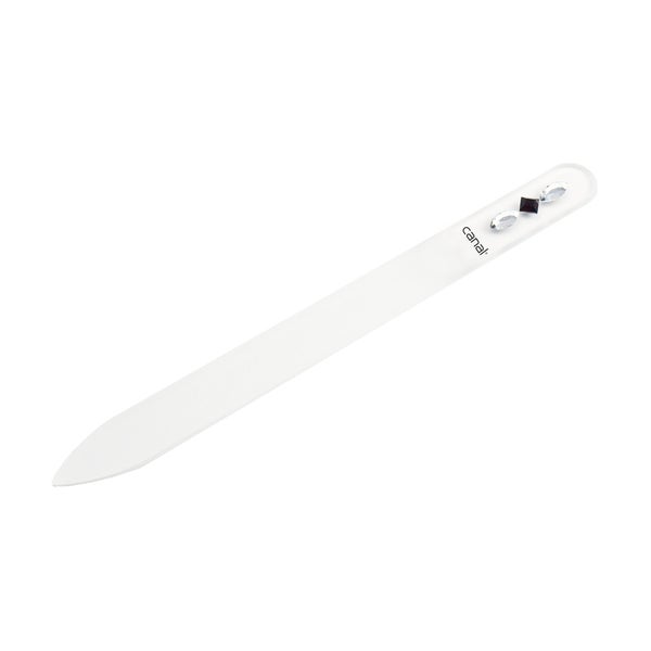 Hartglasfeile mit Kristallen, 14 cm 1 St