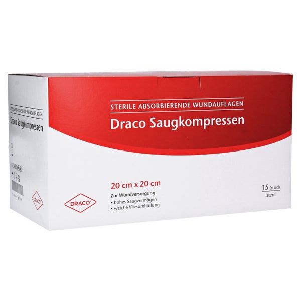 Saugkompressen Steril 20x20 cm Draco 15 St