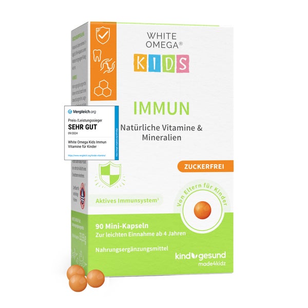 Immunsystem Vitamine für Kinder – WITHE OMEGA® Kids Immun 90 St