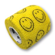 LisaCare selbstklebender Verband - Smiley Gelb - 5cm x 4,5cm 1 St