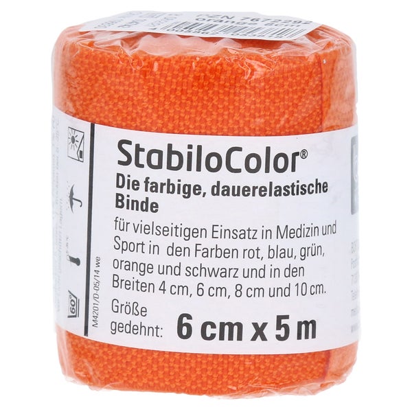 BORT Stabilocolor Binde 6 cm orange 1 St