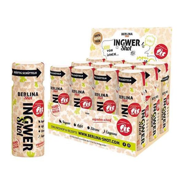Berlina Ingwer Shot Trinkampullen 12X60 ml