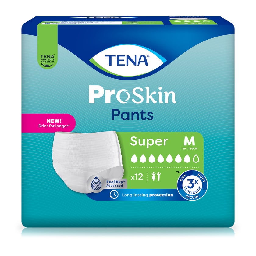 TENA ProSkin Pants Super M, 12 Stück 4X12 St