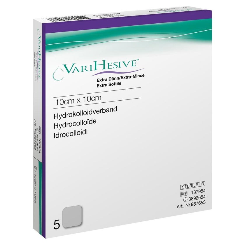 Varihesive Extra dünn 10x10 cm HKV hydro 5 St