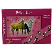 Kinderpflaster Traumpferdchen rot Briefc 10 St