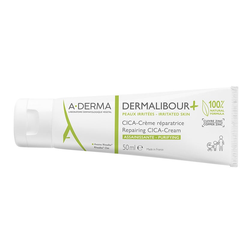 A-Derma DERMALIBOUR+ Reparierende CICA-Creme 50 ml
