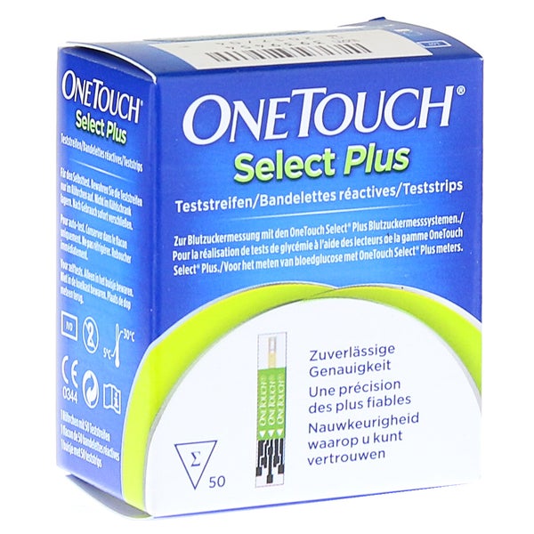 ONE Touch Select Plus Blutzucker Teststr 50 St