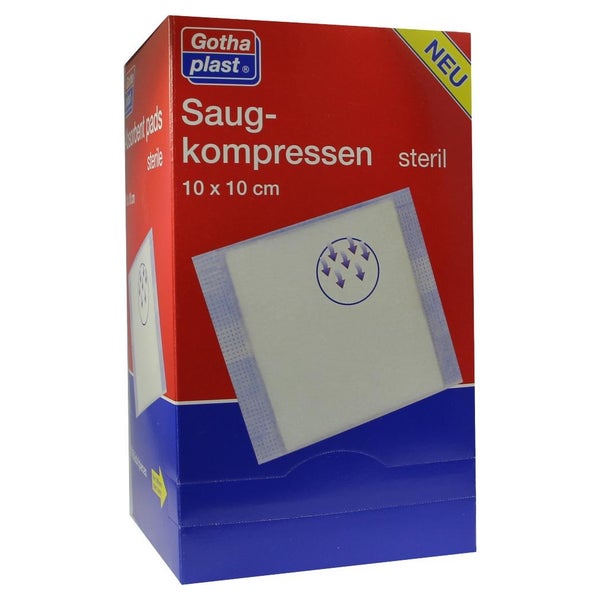 Saugkompressen Steril 10x10 cm 50 St