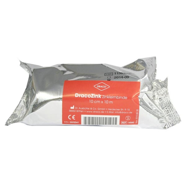 Zinkleimbinde Dracozink 10 cmx10 m 1 St