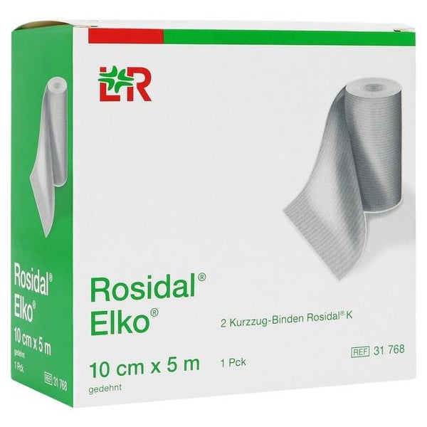 Lohmann & Rauscher Rosidal Elko Kurzzugbinden, cremefarben, 5 m 2 St
